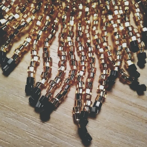 A close-up shot showcasing various necklace styles (choker, pendant, long chain) paired with different necklines (crew neck, V-neck, off-the-shoulder). The focus is on how each necklace perfectly complements the neckline, enhancing the overall outfit. This image is designed to illustrate how the right jewelry can transform an outfit and is directly related to The Ultimate Guide to Jewelry: Choosing the Right Pieces for Every Outfit.
