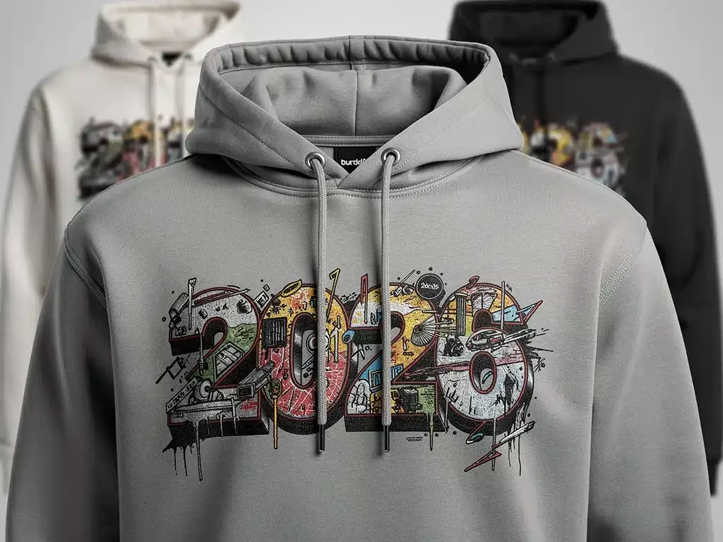 Authentic streetwear hoodie with detailed embroidery versus a blurry fake in 2026.