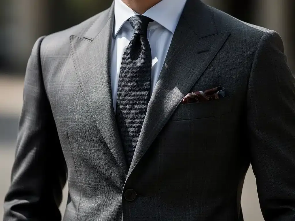 Tailored suit representing classic men's fashion