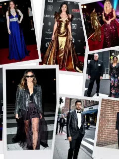 A dynamic collage illustrating the best and worst celebrity fashion moments of early 2026, featuring diverse styles and trends.
