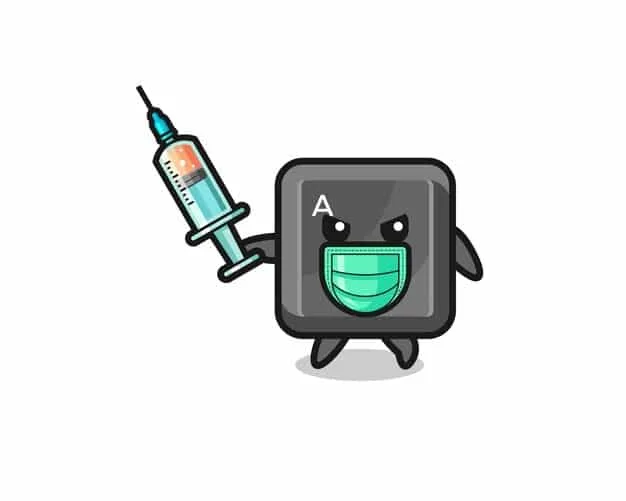 A visual representation of common vaccine side effects, such as a cartoon arm with a small bandage showing site soreness, alongside an icon for headache and fatigue, illustrating mild and temporary reactions typically experienced.