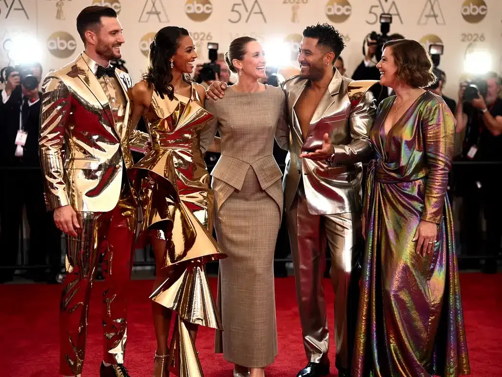 Diverse celebrity fashion trends on 2026 red carpet
