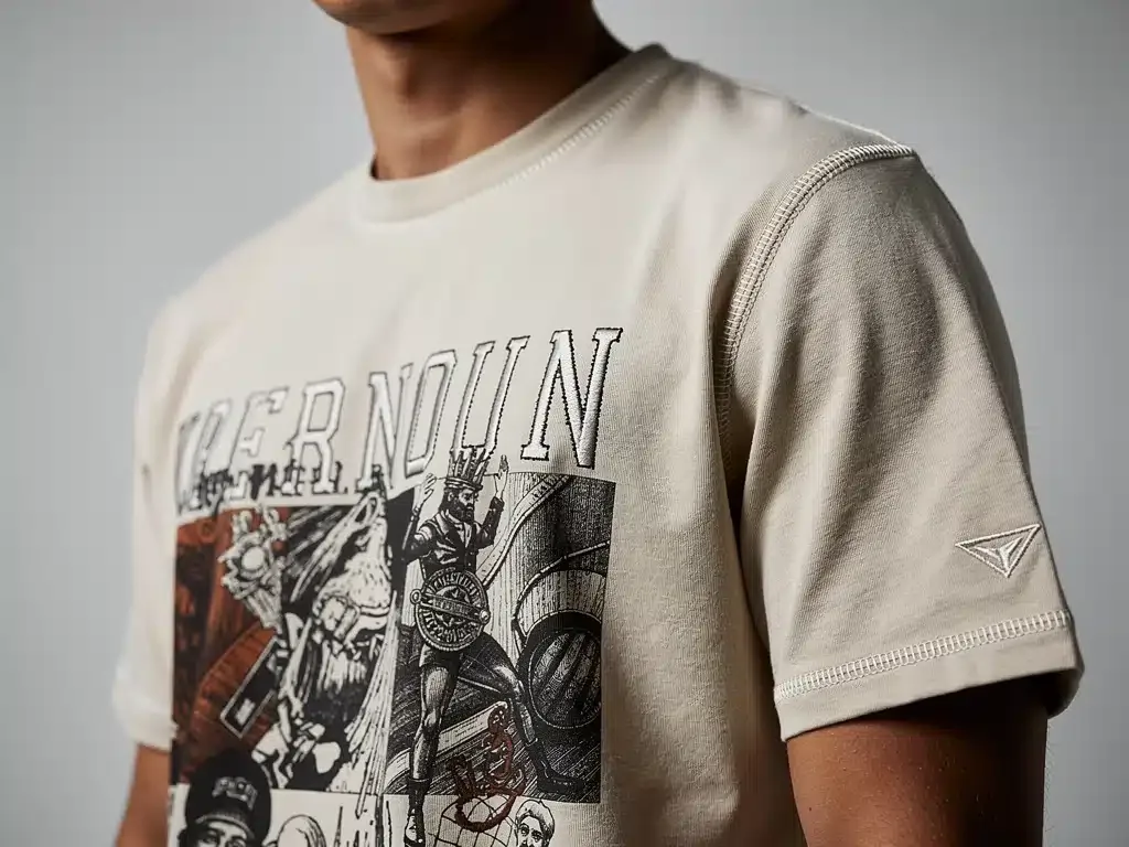 Intricate graphic tee from a rising streetwear label