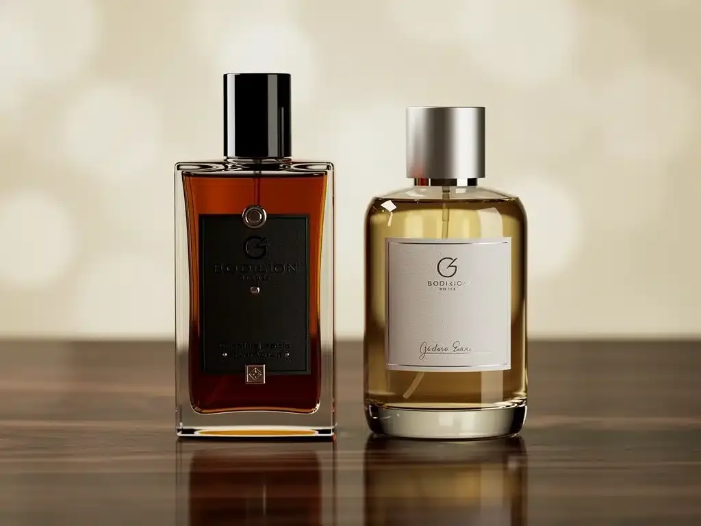 Custom-designed personalized fragrance bottles