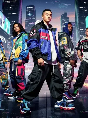 Dynamic collage of future streetwear collaborations and trends for 2026