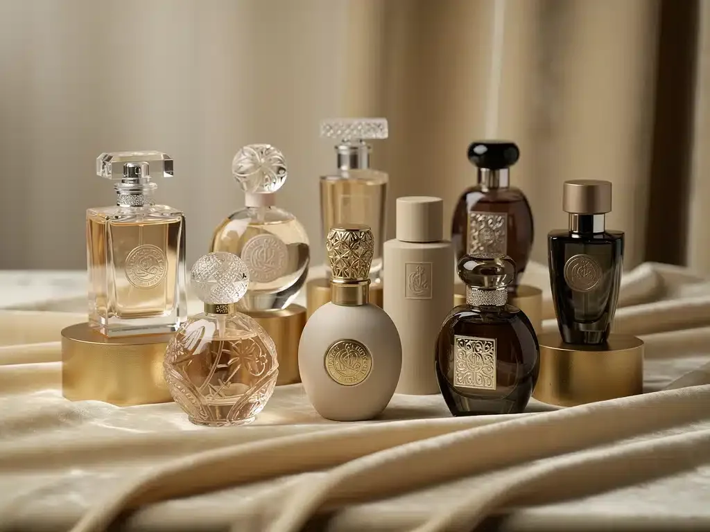 Luxury perfume bottles showcasing diverse niche scents for 2026 trends