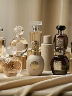 Luxury perfume bottles showcasing diverse niche scents for 2026 trends