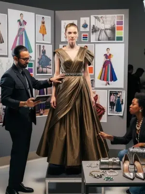 Celebrity styling team collaborates on a high-fashion photoshoot, shaping 2026 trends.