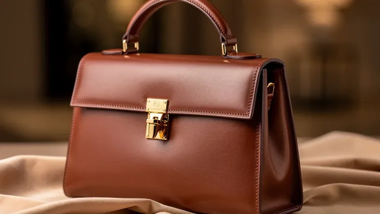 Pristine classic leather handbag showcasing expert care and high resale potential.