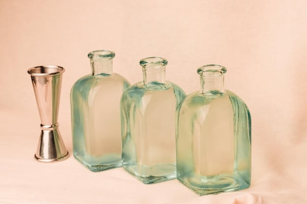 A split-screen comparison of two perfume bottles: on the left, an older bottle with a slightly worn label, and on the right, a newer bottle with a fresh, updated label. Subtle differences in color and design are visible, highlighting the potential changes in formulation over time.