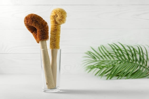A detailed shot showcasing the difference between natural and synthetic makeup brush bristles. The natural bristles appear more textured and porous, while the synthetic bristles look smoother and more uniform.