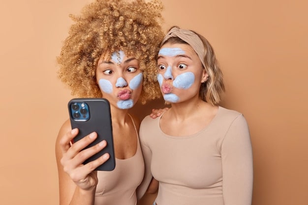 A split-screen showcasing makeup application on different skin types. On one side, a mattifying primer being applied to oily skin; on the other, a hydrating primer being applied to dry skin.
