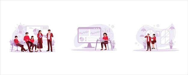 A stylized representation of a professional brainstorming session, with diverse team members engaging with digital interfaces and whiteboards, subtly hinting at collaboration and innovation, reflecting the professional services.