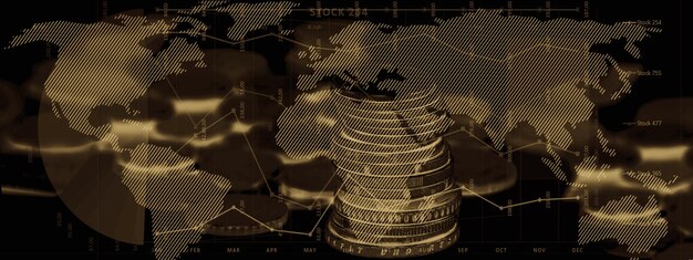 A digital representation of intersecting economic graphs, symbolizing the complex interdependencies between government spending, interest rates, and national debt.