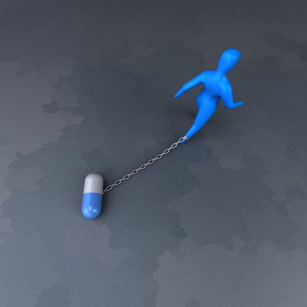 A visual representing freedom from addiction, like someone breaking free from chains, symbolizing quitting smoking and achieving better health.