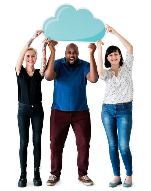 A diverse group of people, each with a thought bubble containing a different health insurance plan document, representing the varied choices and considerations individuals face during enrollment.