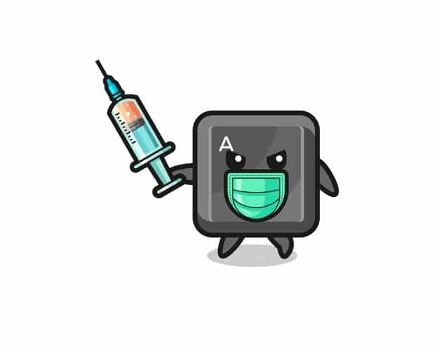 A visual representation of common vaccine side effects, such as a cartoon arm with a small bandage showing site soreness, alongside an icon for headache and fatigue, illustrating mild and temporary reactions typically experienced.
