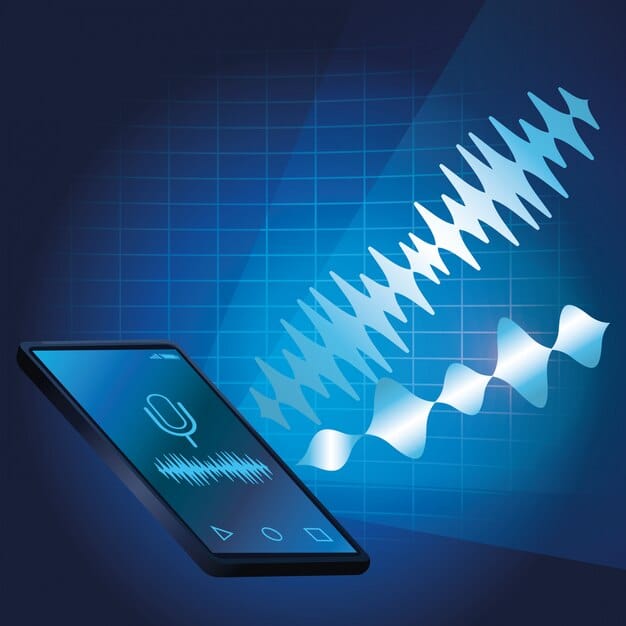 A diagram illustrating the brain's pineal gland suppressing melatonin production due to blue light exposure from a smartphone, with disrupted sleep waves in the background.
