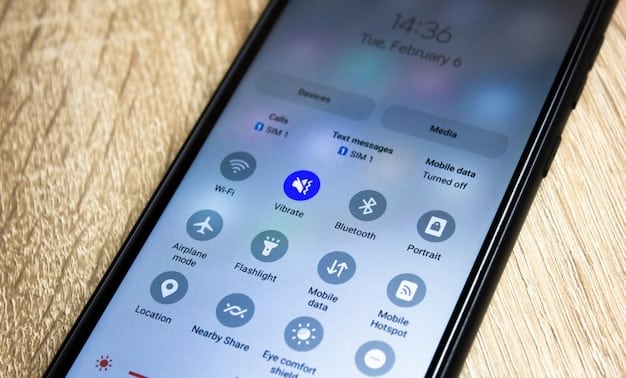 A close-up shot of a smartphone screen displaying various app icons, each subtly marked with data tracking symbols. The background is blurred to emphasize the apps. Overlayed text reads 