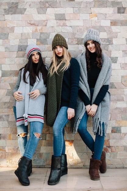 A collage of three different layered outfit ideas for winter, showcasing various styles from casual to semi-formal. Each outfit includes multiple layers of clothing, accessories, and outerwear, demonstrating versatility in The Art of Layering: A Style Guide for Staying Warm and Stylish All Winter.