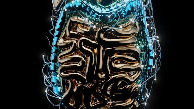 A split image showing a damaged gut lining on one side, illustrating inflammation and disruption, versus a healthy, intact gut lining on the other side, emphasizing the protective barrier. The image highlights the impact of diet on gut integrity, showcasing the contrast between a gut exposed to harmful substances and one that is well-nourished and protected. The visual reinforces the importance of dietary choices for maintaining gut health.