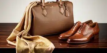 Classic fashion items arranged as an investment portfolio, showcasing appreciation potential.