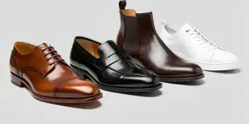 Collection of timeless classic footwear: Oxford, loafer, Chelsea boot, white sneaker, showcasing enduring style.