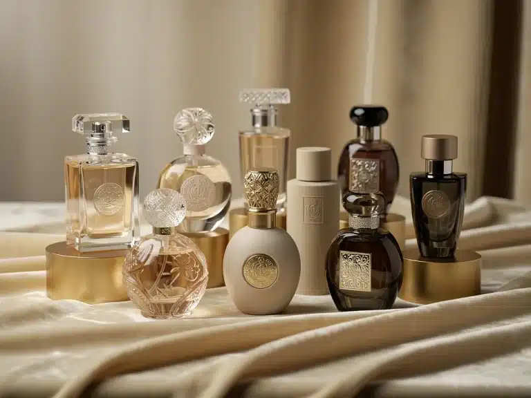 Luxury perfume bottles showcasing diverse niche scents for 2026 trends