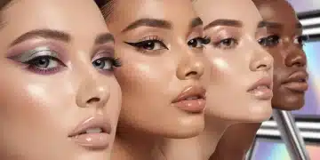 Diverse models featuring 2026 makeup trends, balancing glamour and natural beauty.