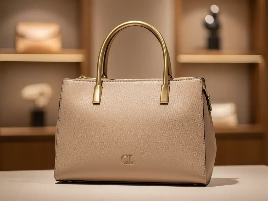 Sustainable luxury handbag with innovative materials, a 2026 fashion essential.